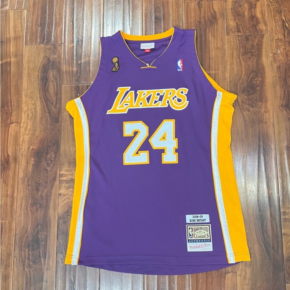 Kobe Bryant 2008-2009 Finals Mitchell & Ness Jersey/size 52(2XL) - Picture 1 of 7